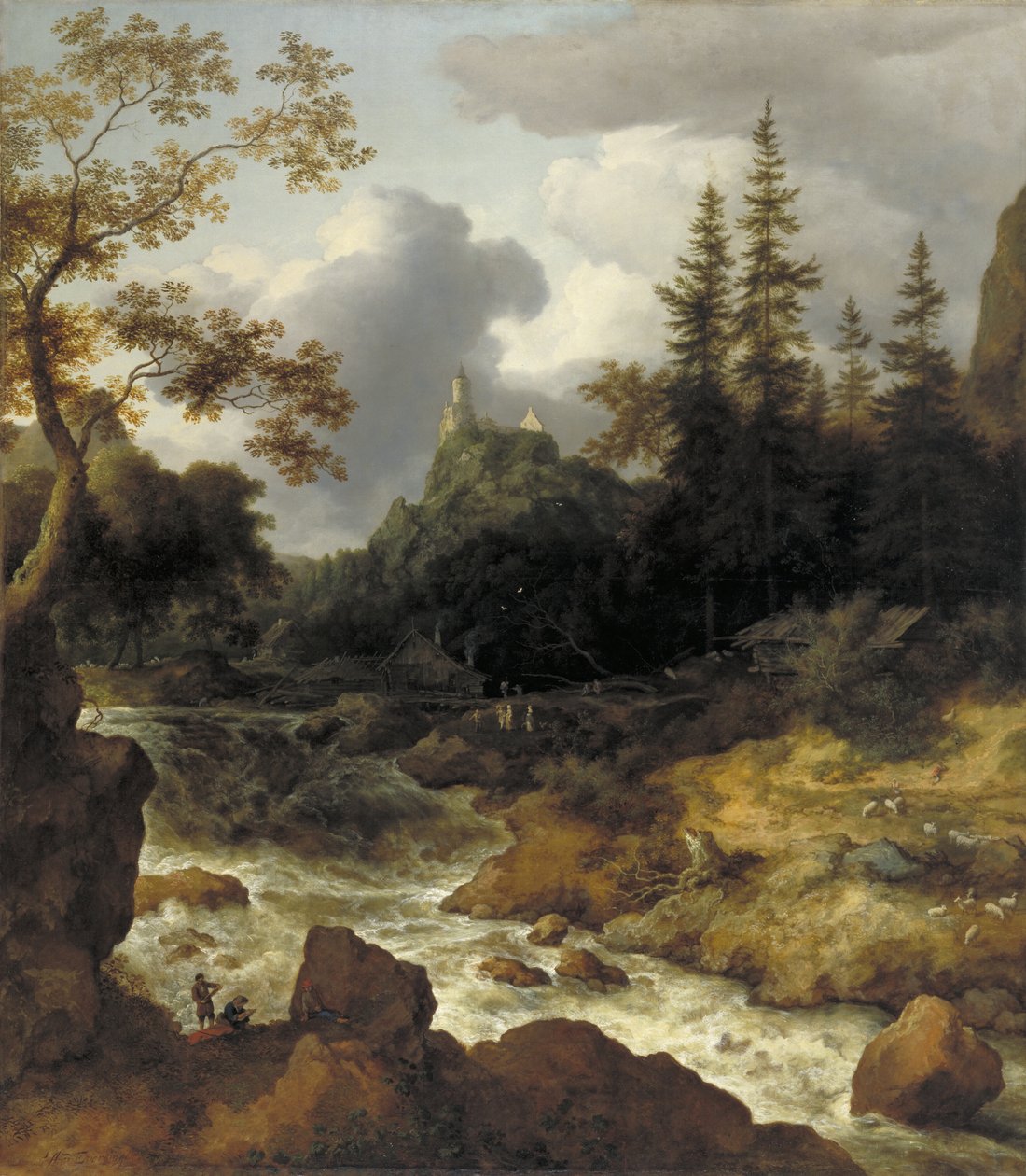 Paysage norvégien - Allaert van Everdingen