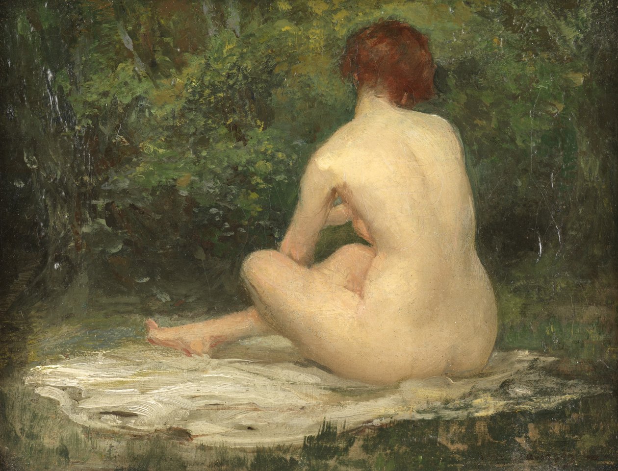Nu assis - Allan Douglas Davidson