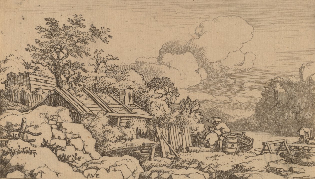 Cabane de charpentier - Allart van Everdingen