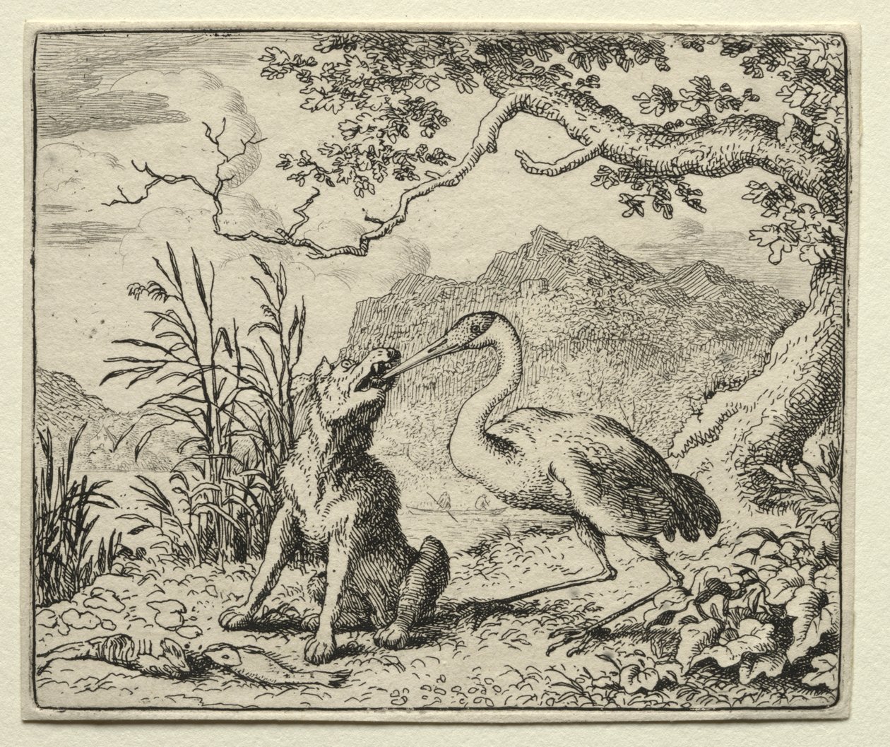 Renard le Goupil : Le Loup Ingrat - Allart van Everdingen