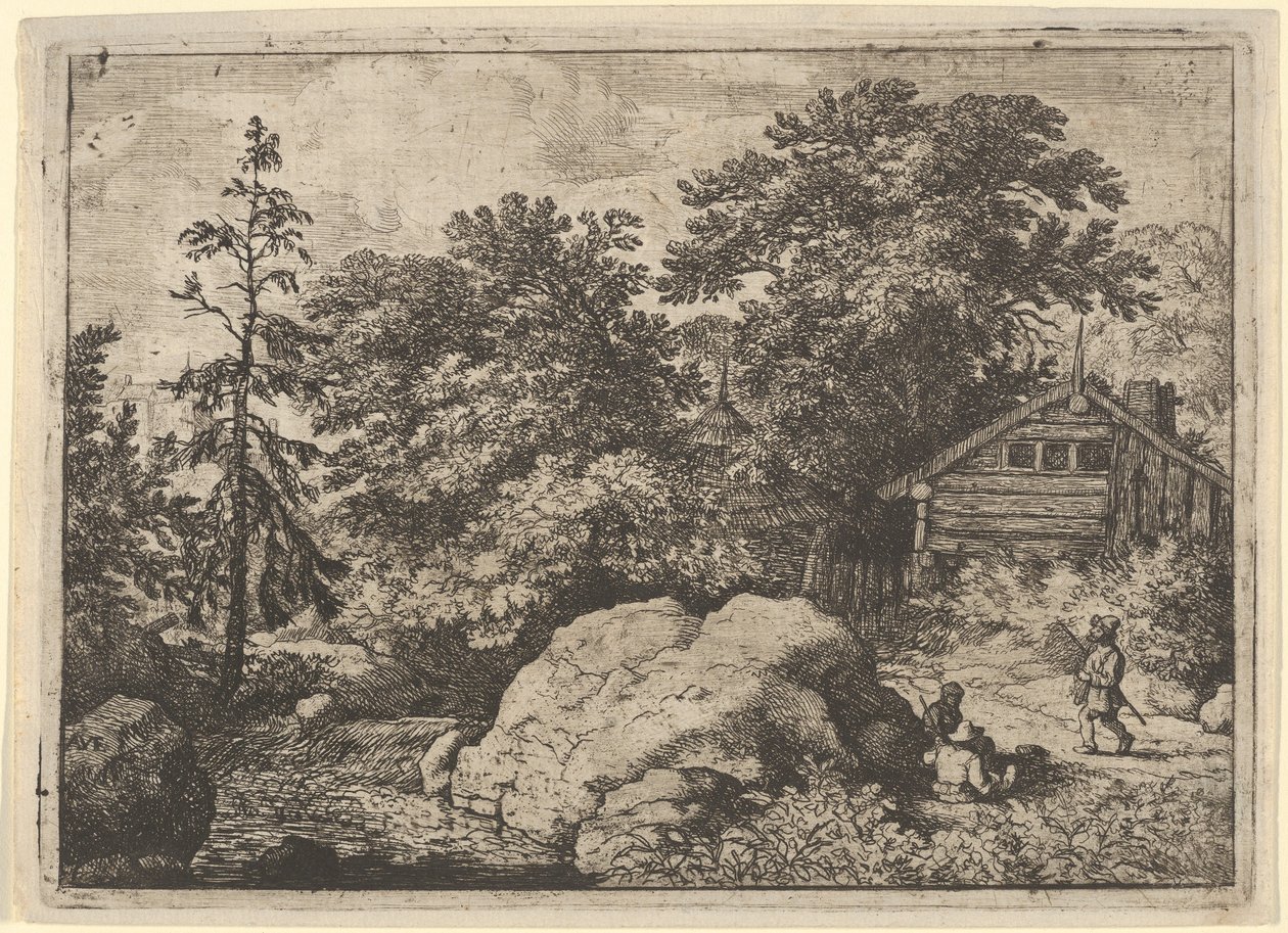 La colline, 17ème siècle - Allart van Everdingen