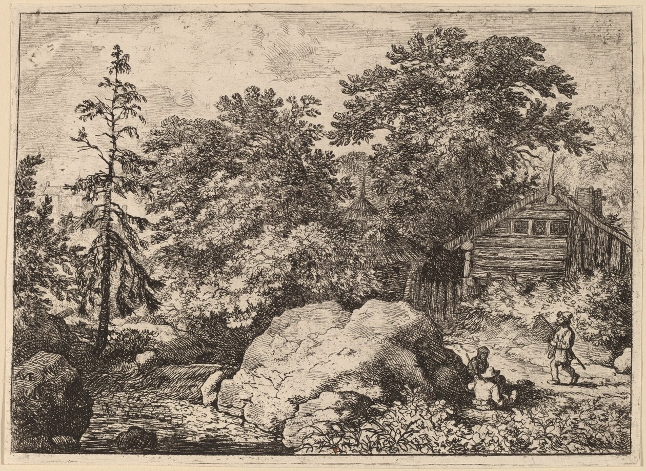 Le Monticule, probablement vers 1645-1656 - Allart van Everdingen