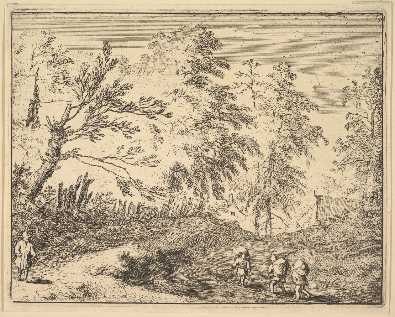 Les trois porteurs - Allart van Everdingen