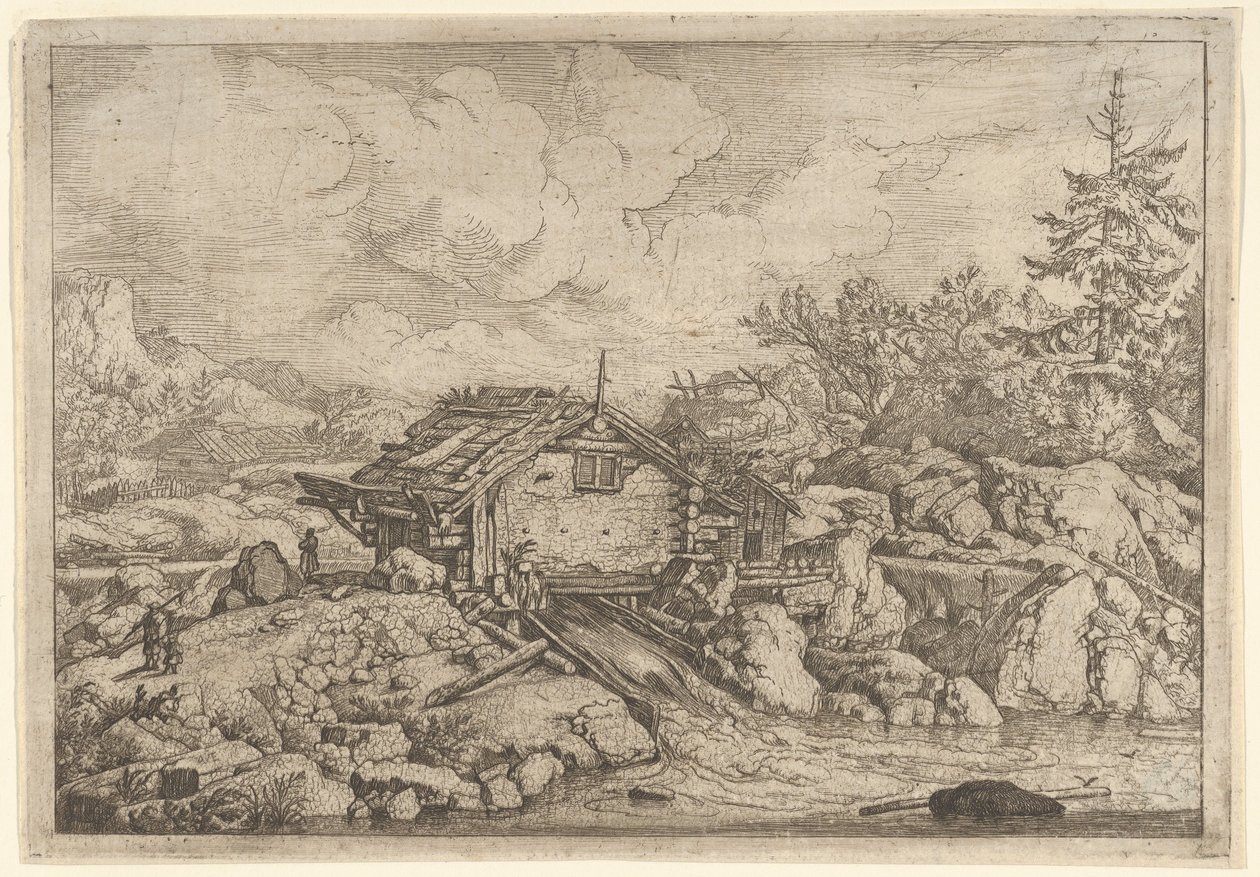 Le Moulin à eau - Allart van Everdingen