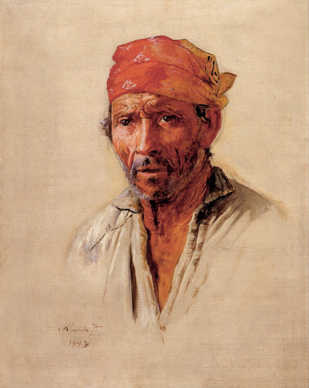 Étude de la tête de Caipira - Almeida Júnior