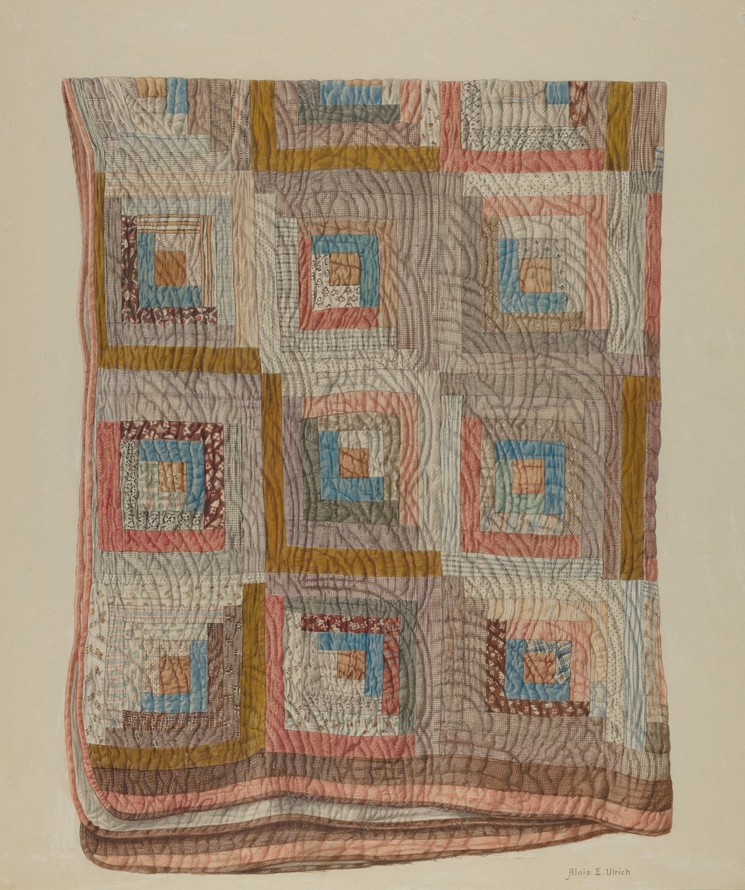 Couette en patchwork - Alois E. Ulrich