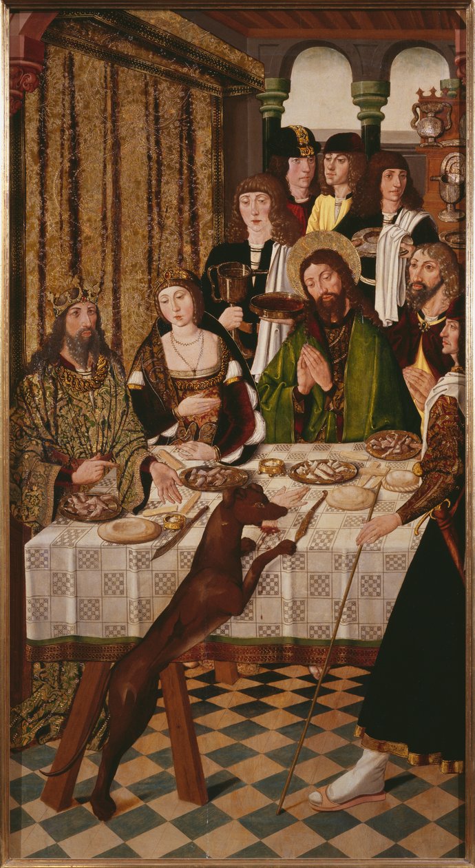 Vie de Saint Thomas en Inde, le festin de mariage du fils du roi d
