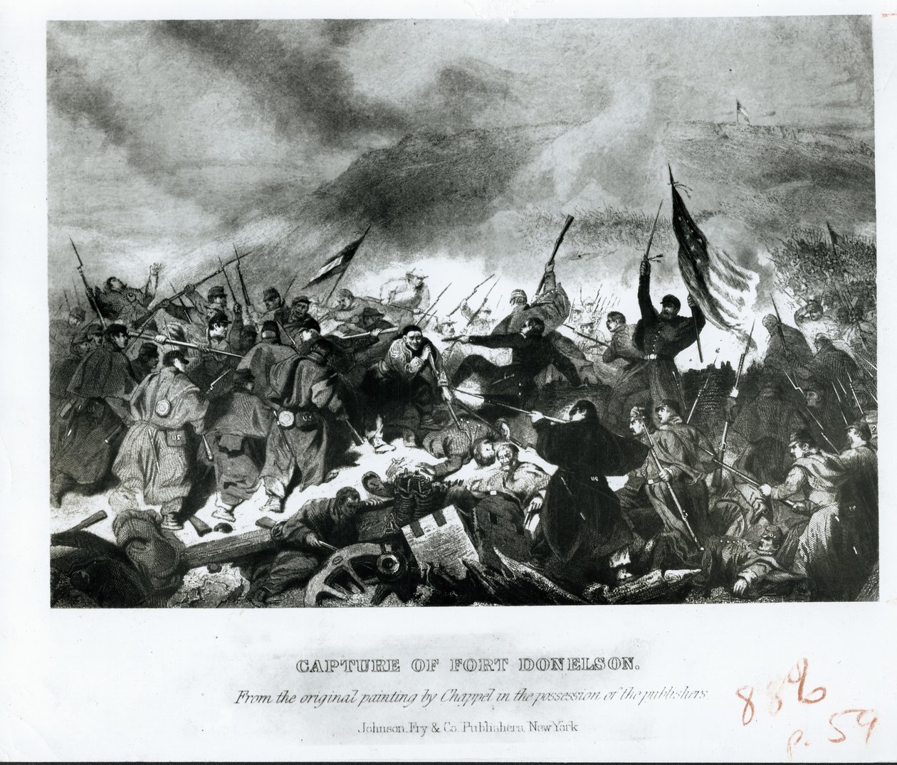 Capture du Fort Donelson - Alonzo Chappel