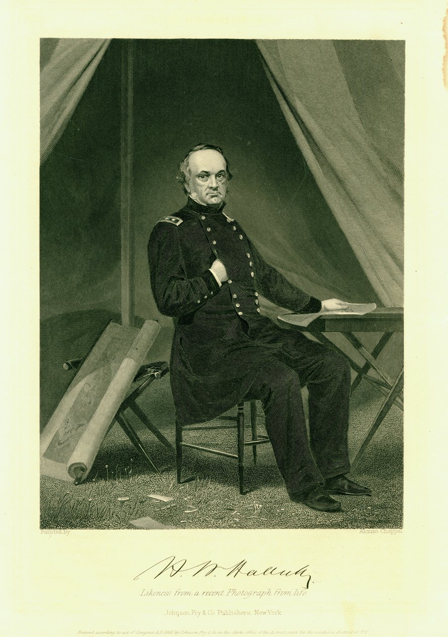 Gén. Henry W. Halleck - Alonzo Chappel