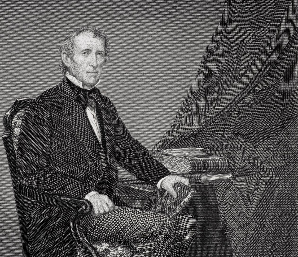 Portrait de John Tyler (1790-1862) (détail) - Alonzo Chappel