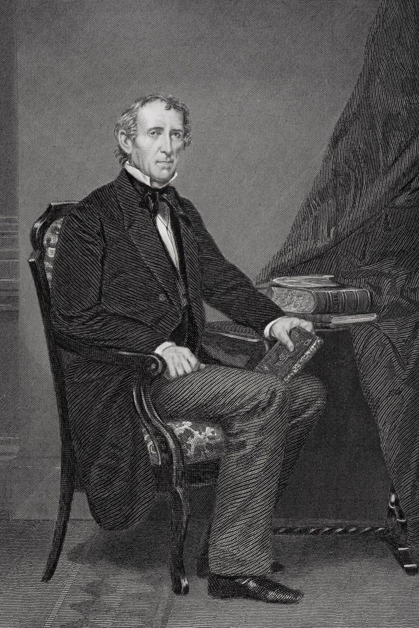 Portrait de John Tyler (1790-1862) - Alonzo Chappel