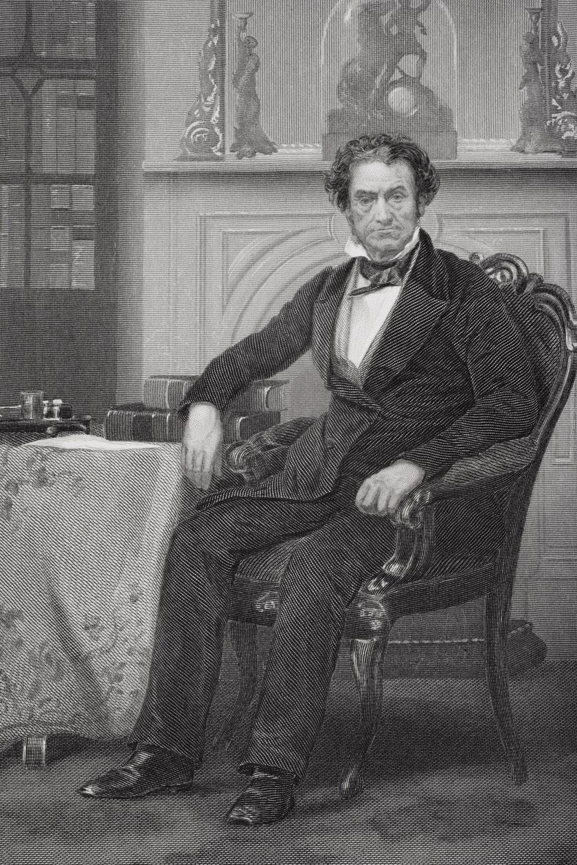 Portrait de Rufus Choate (1799-1859) - Alonzo Chappel