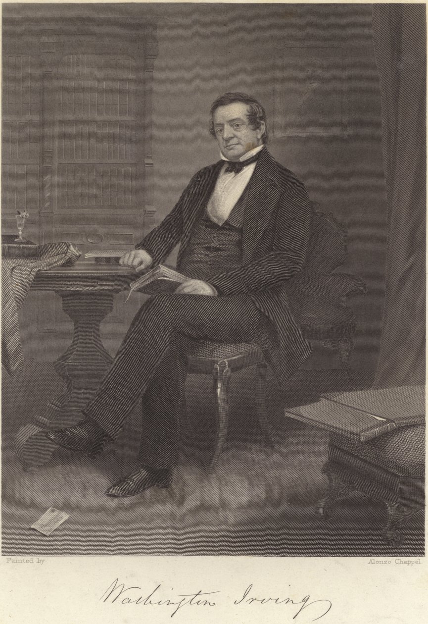 Washington Irving - Alonzo Chappel