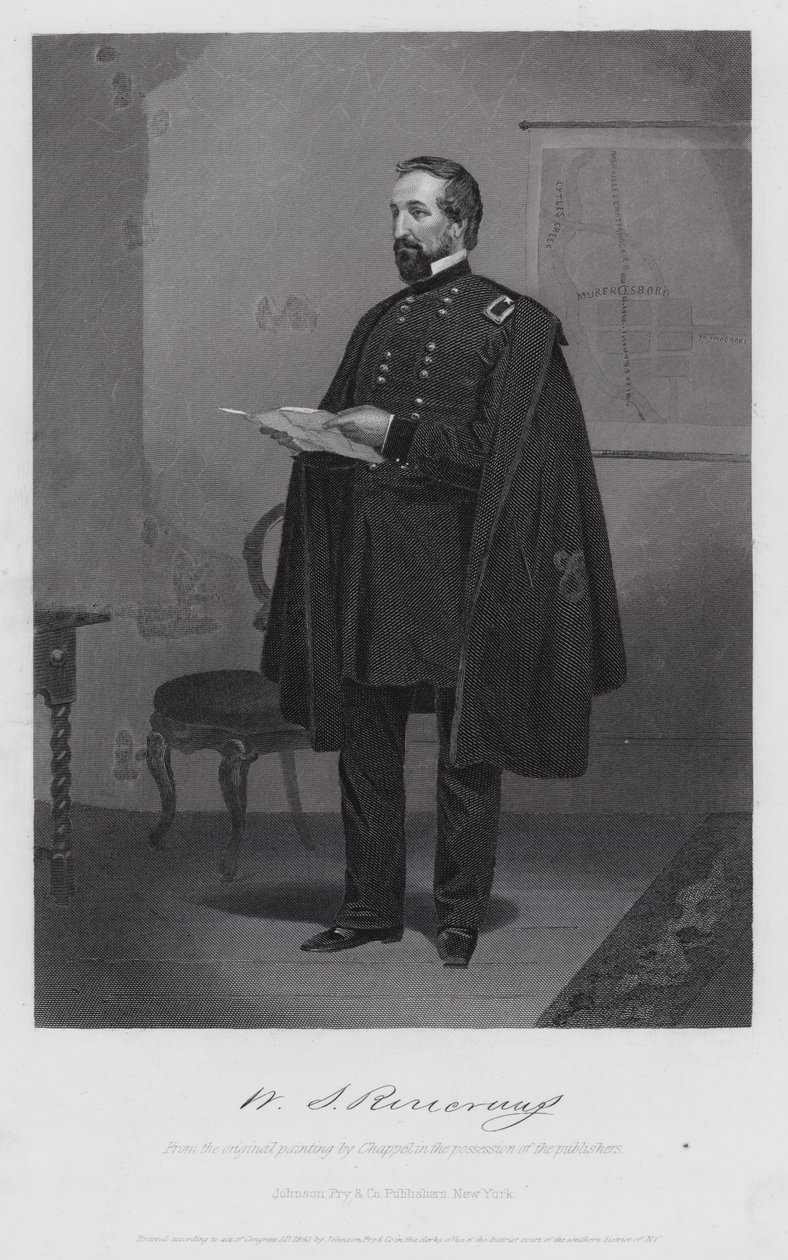 William Stark Rosecrans (gravure) - Alonzo (after) Chappel