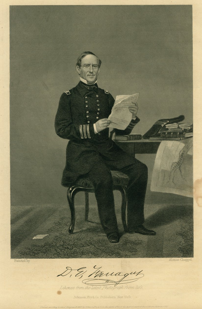 "Adm. David Farragut" (Union) - Alonzo Chappel