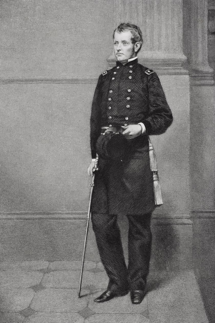 Portrait de Joseph Hooker (1814-79) - Alonzo Chappel