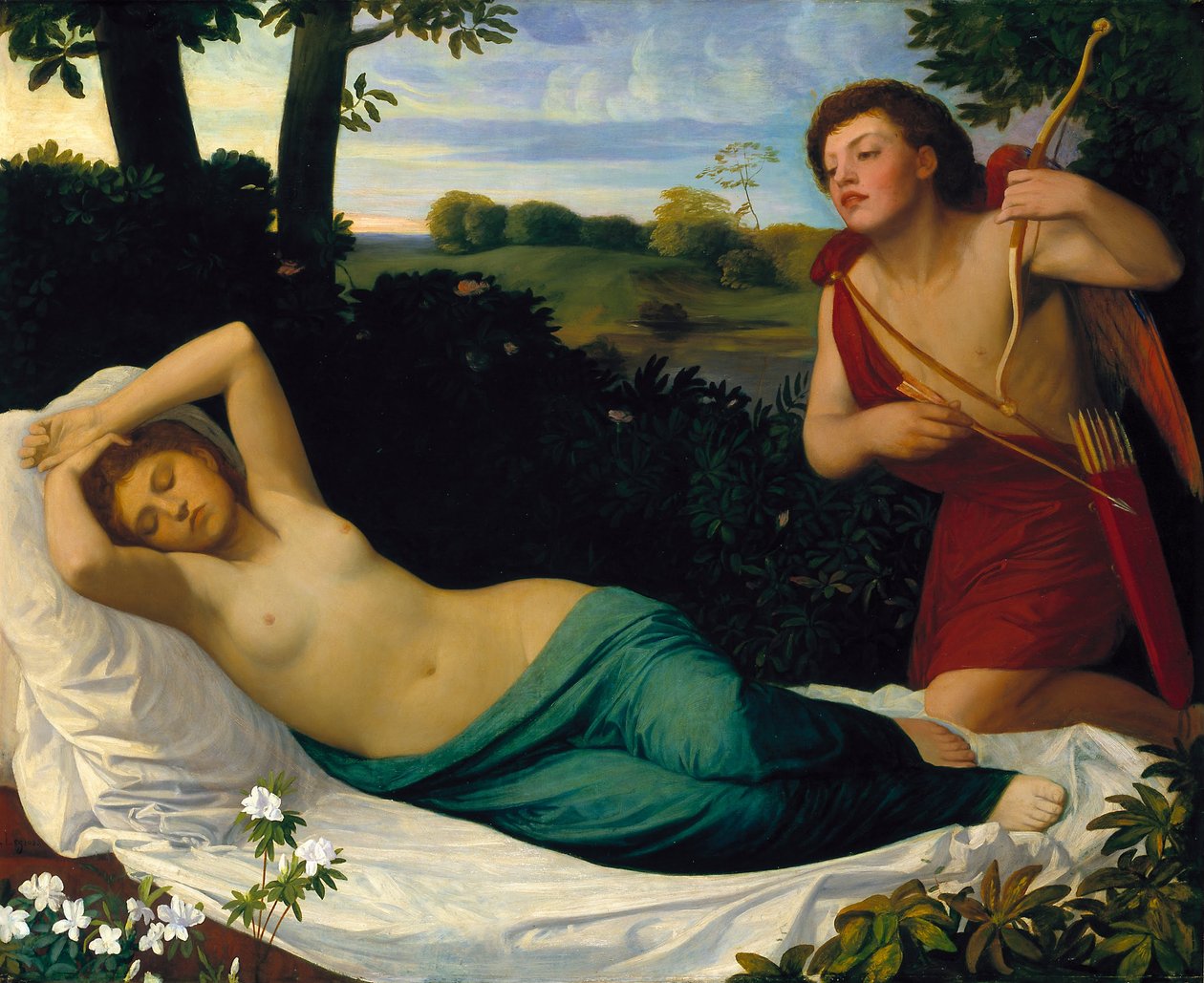 Cupidon et Psyché - Alphonse Legros