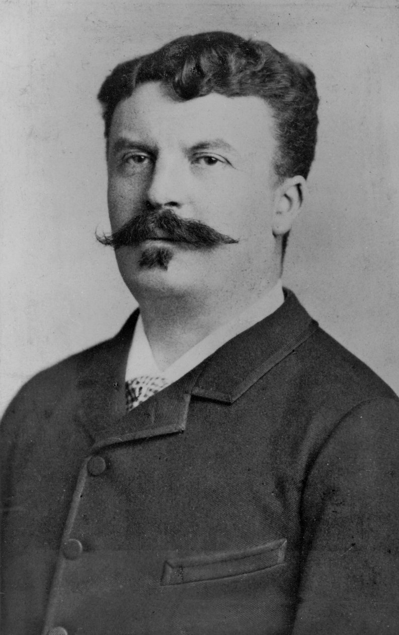 Portrait de Guy de Maupassant - Alphonse Liebert