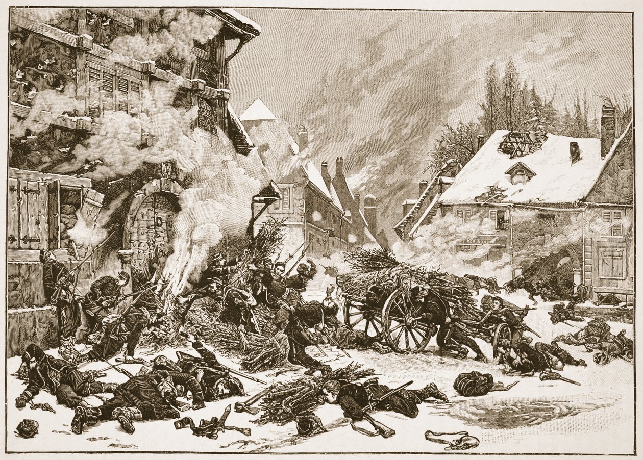 Un incident de la bataille de Villersexel, illustration de 