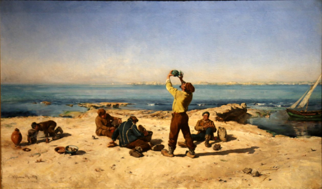 Le Déjeuner des pêcheurs - Alphonse Moutte