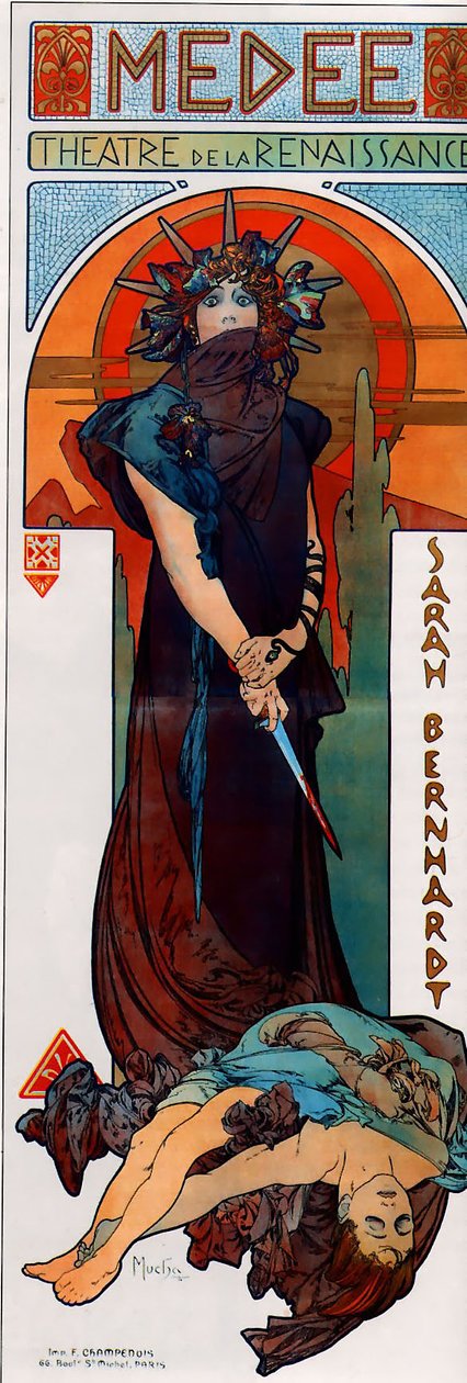 Médée - Alphonse Mucha