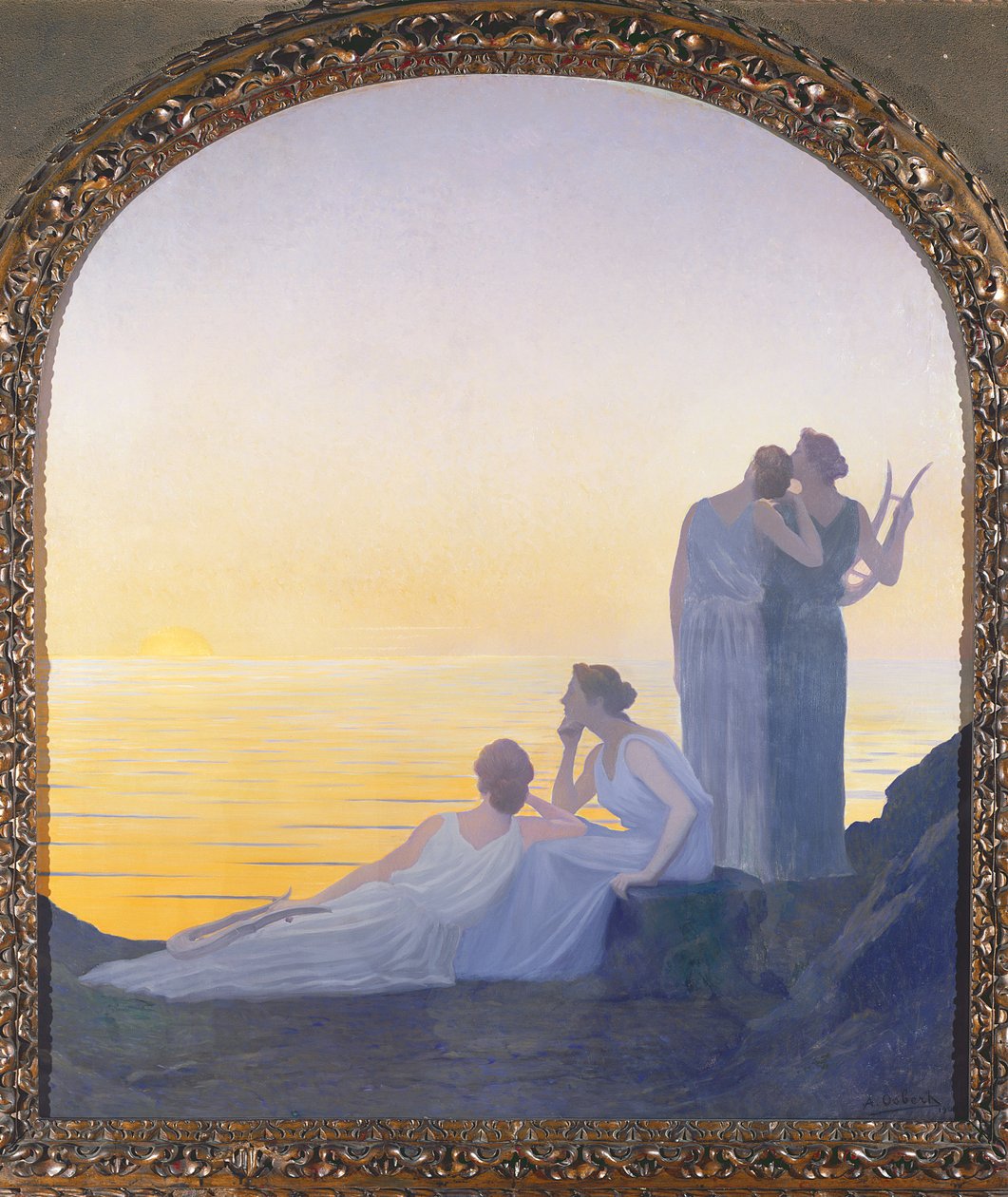 Une soirée dans les temps anciens, 1908 - Alphonse Osbert