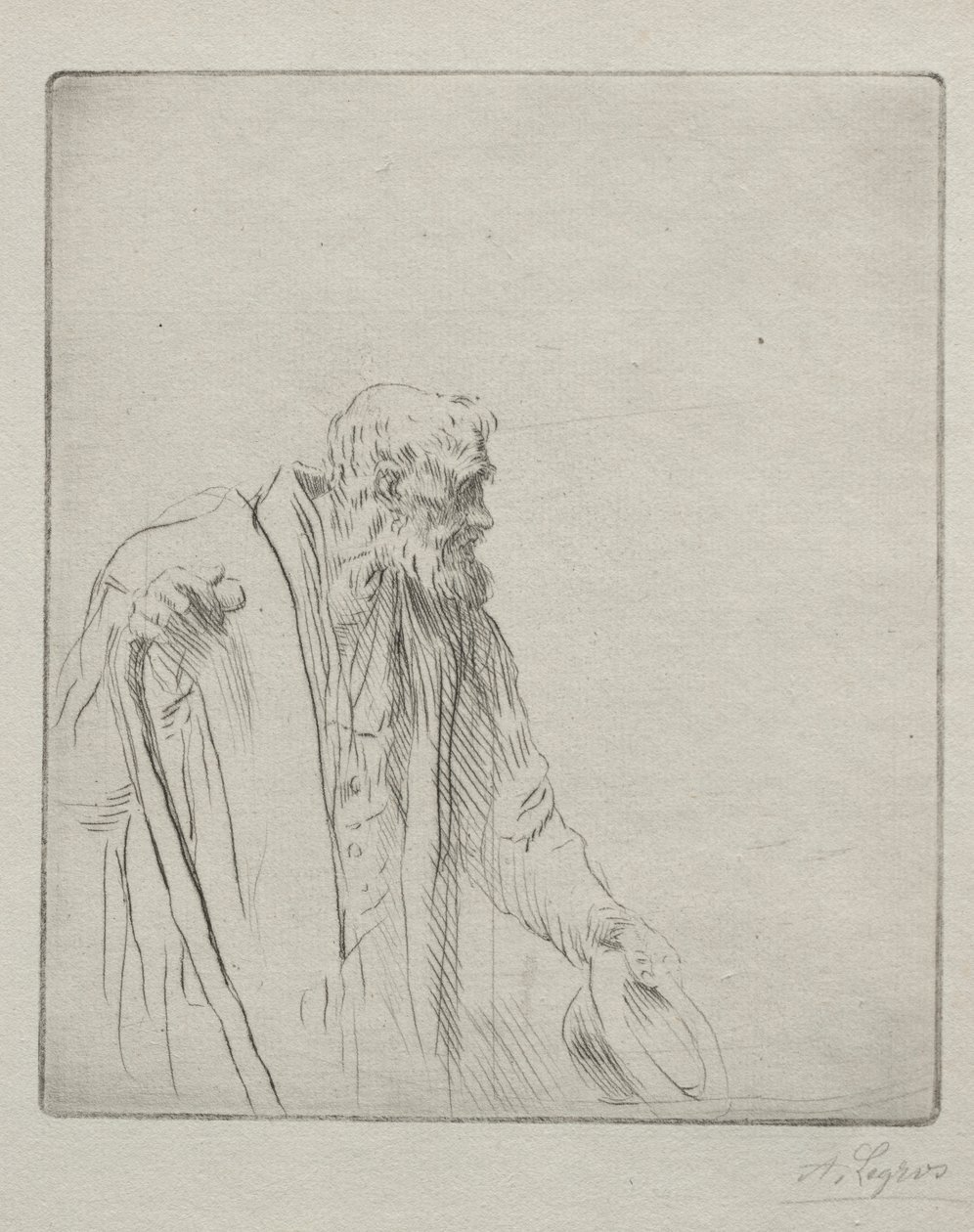 Un mendiant - Alphonse Legros