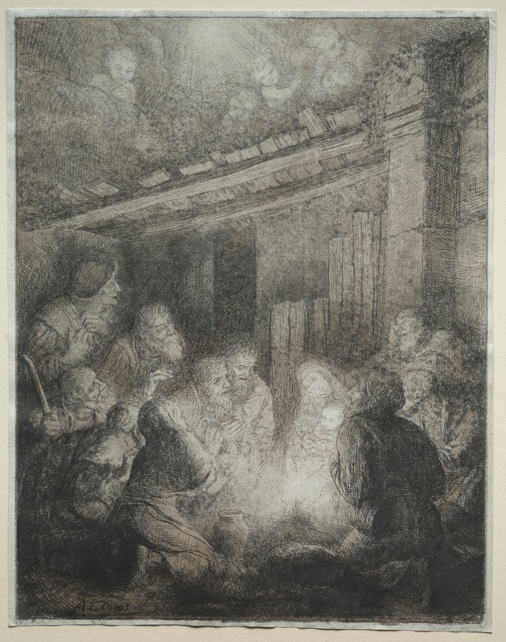 Adoration des bergers - Alphonse Legros