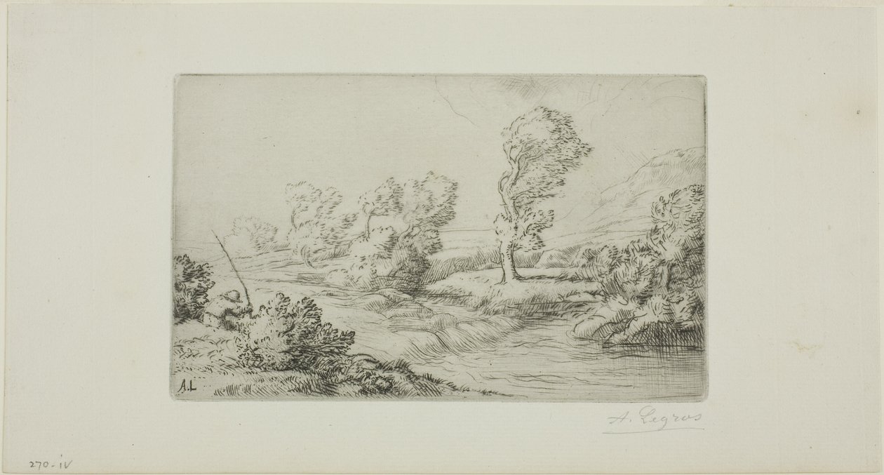 Les rives de la Marne - Alphonse Legros