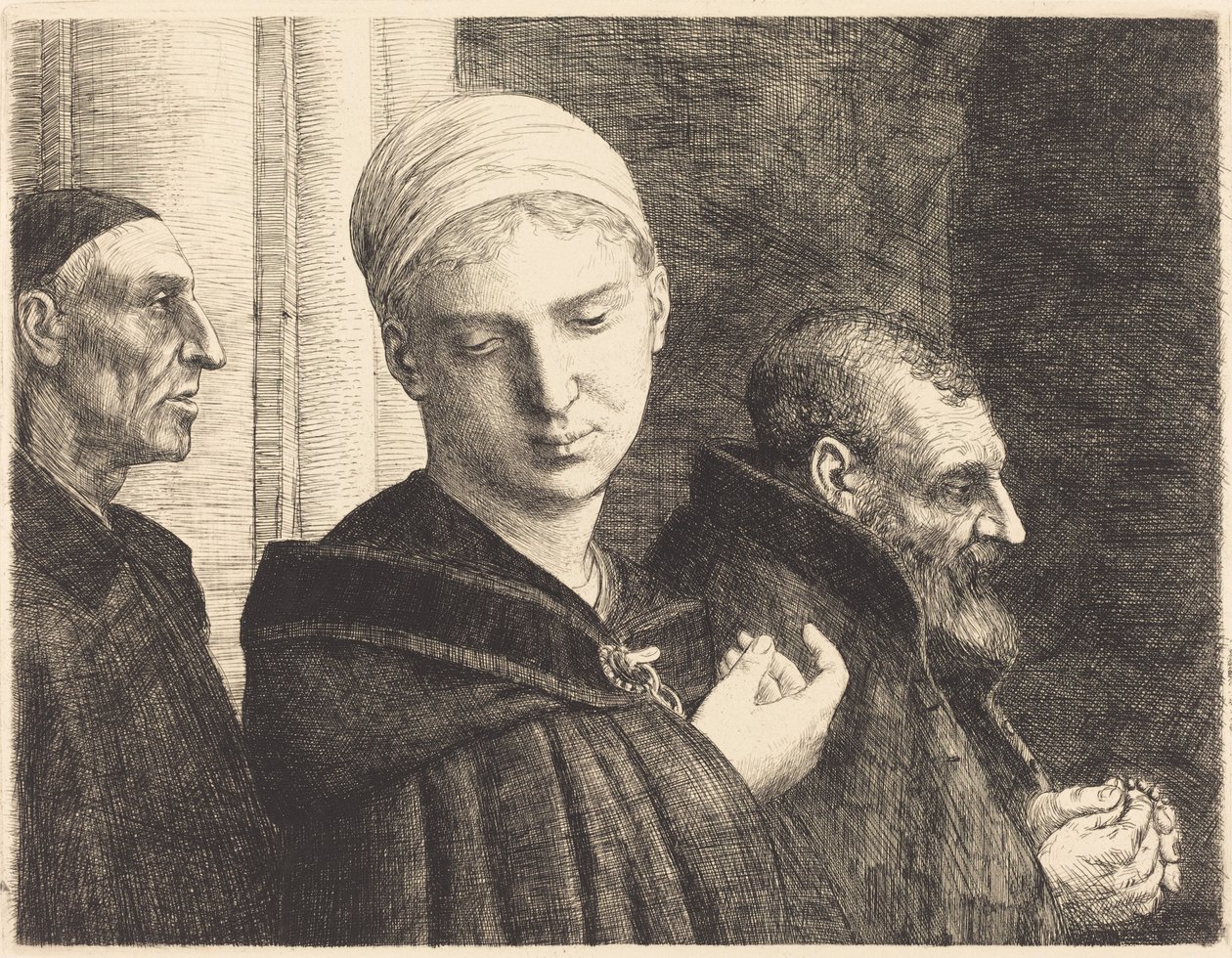 Le baptême - Alphonse Legros