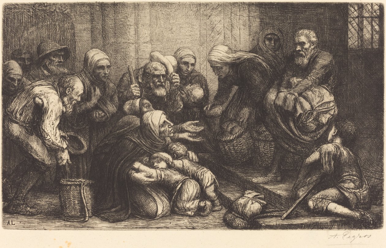 Mendiants de Bruxelles - Alphonse Legros
