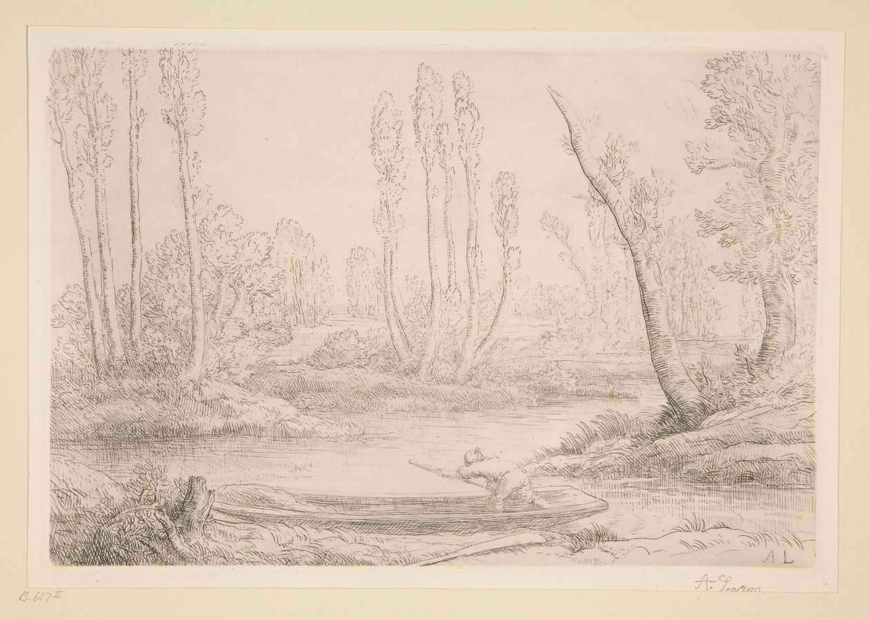 Bords de la Somme près d - Alphonse Legros