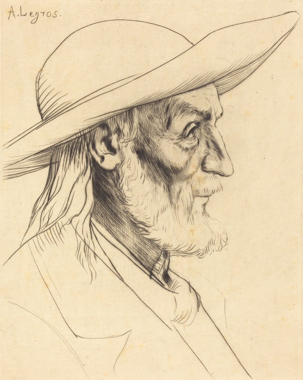 Paysan breton - Alphonse Legros