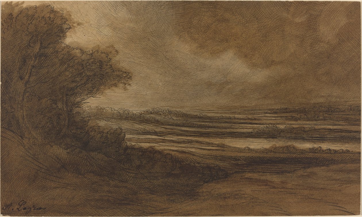 Campagne de Bourgogne [recto] - Alphonse Legros