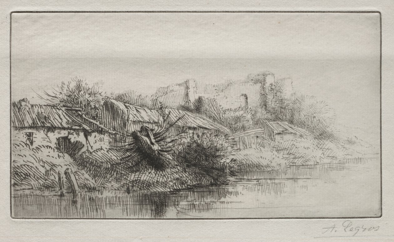 Village déserté - Alphonse Legros