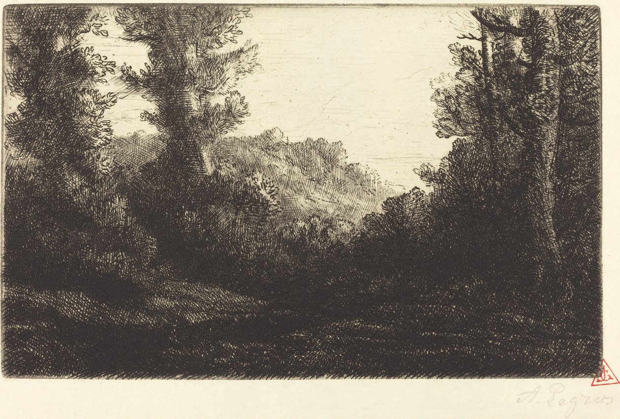 Lisière de bois - Alphonse Legros