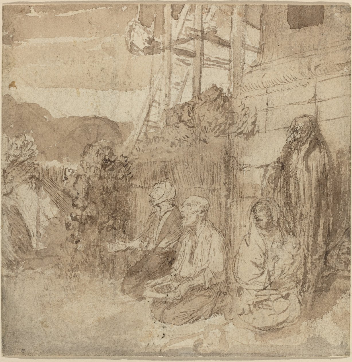 Mendiants anglais - Alphonse Legros
