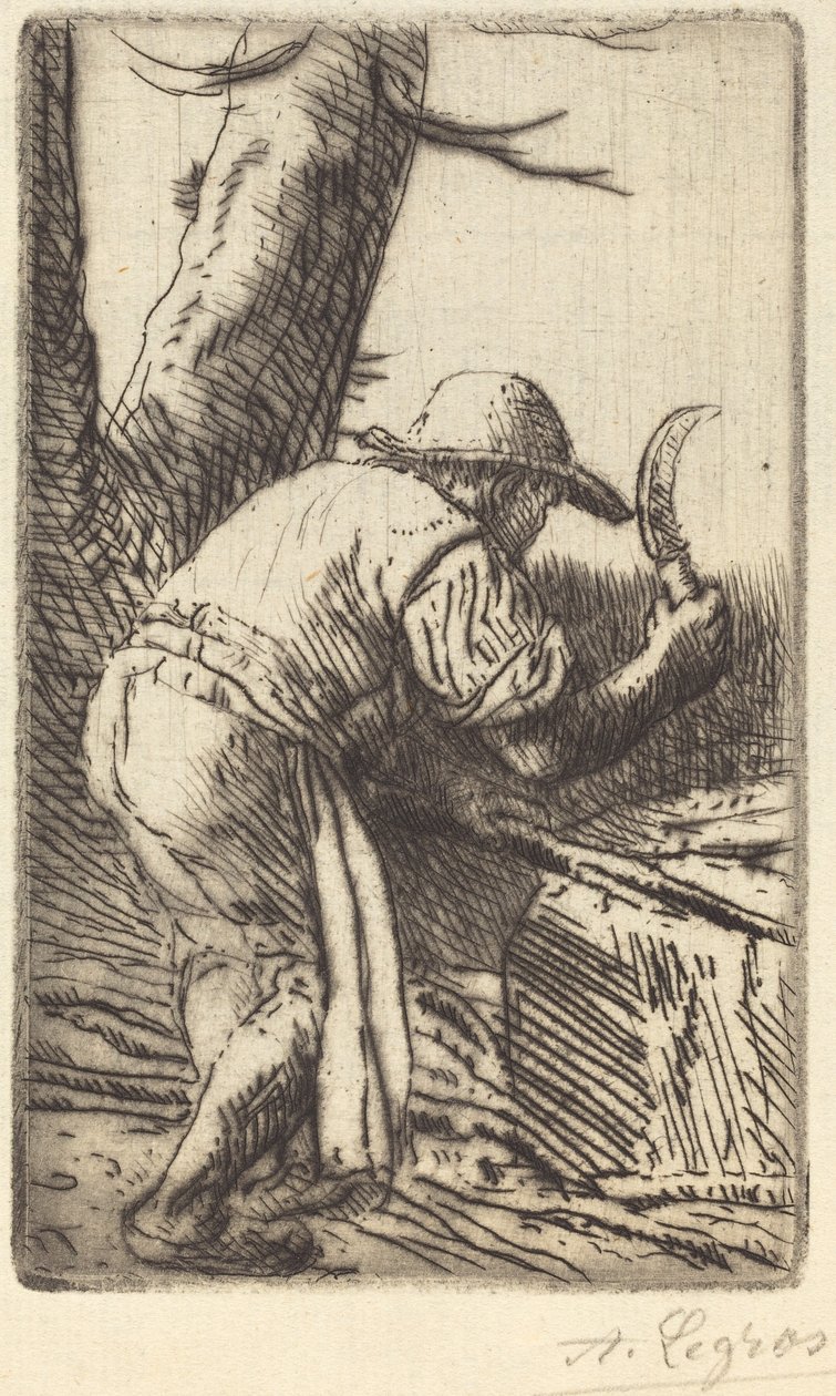 Le coupeur de fagots - Alphonse Legros