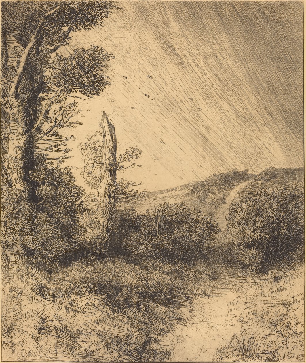 Le coup de vent - Alphonse Legros