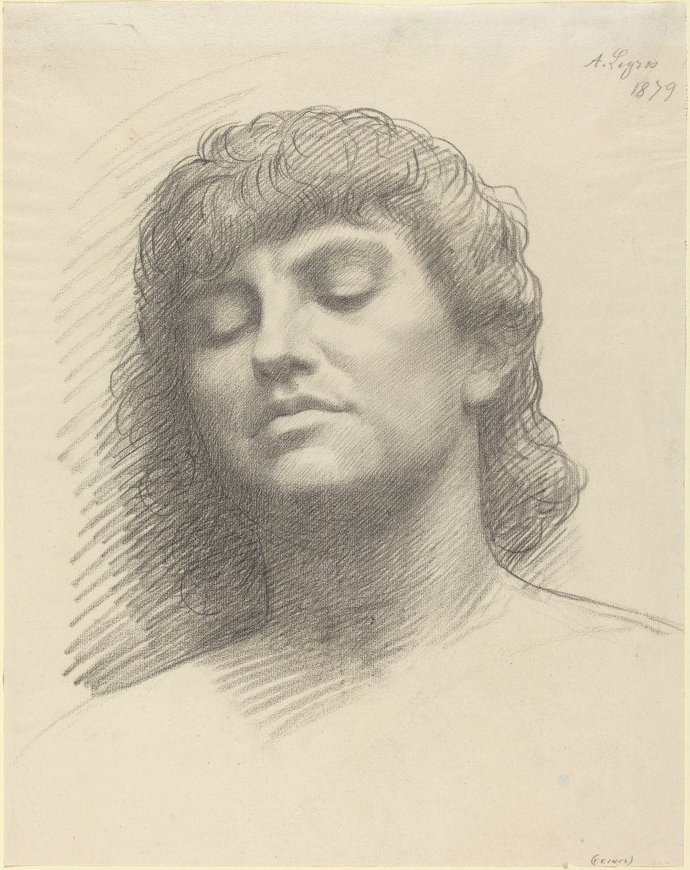 Tête, 1879 - Alphonse Legros
