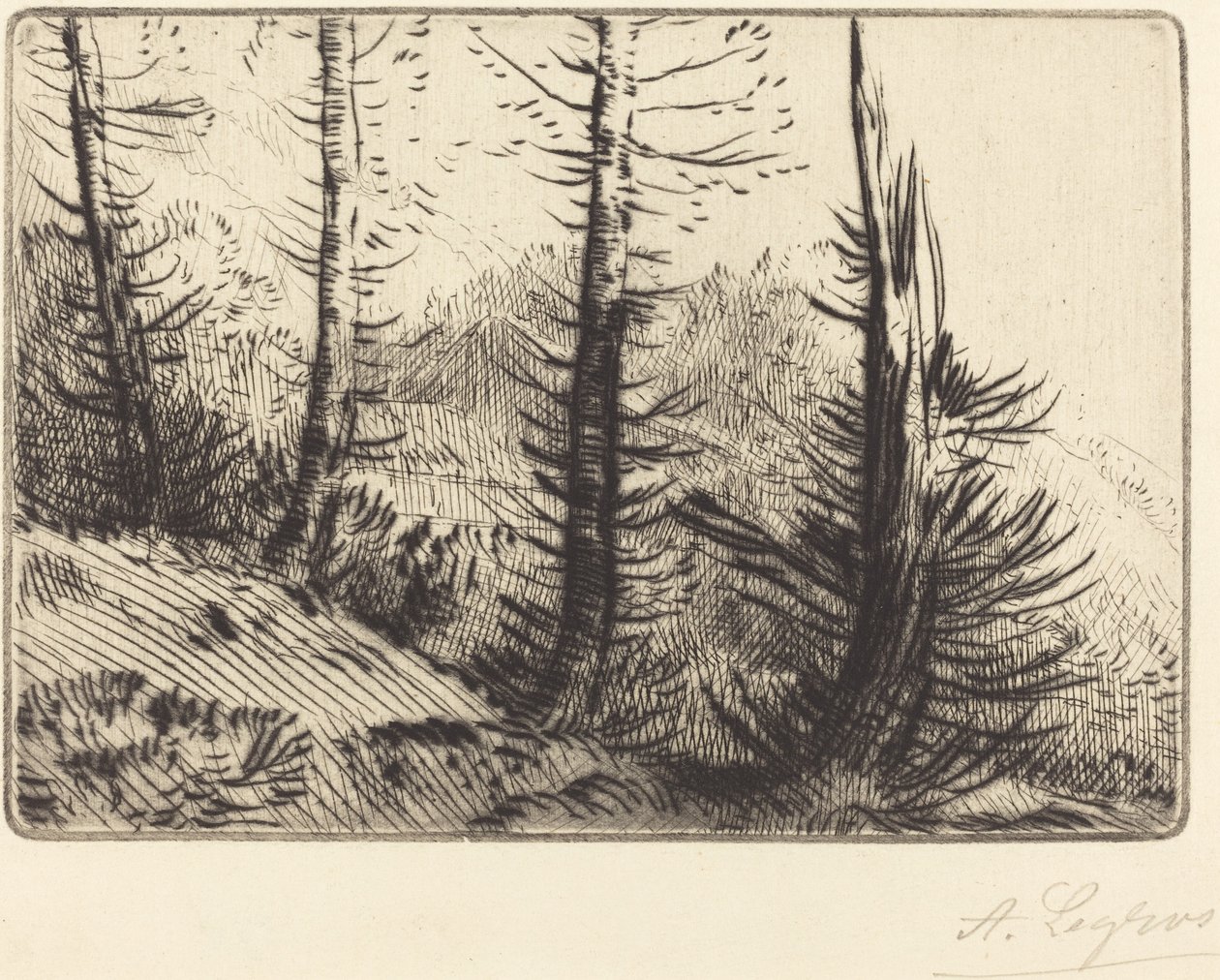Dans les Pyrénées - Alphonse Legros