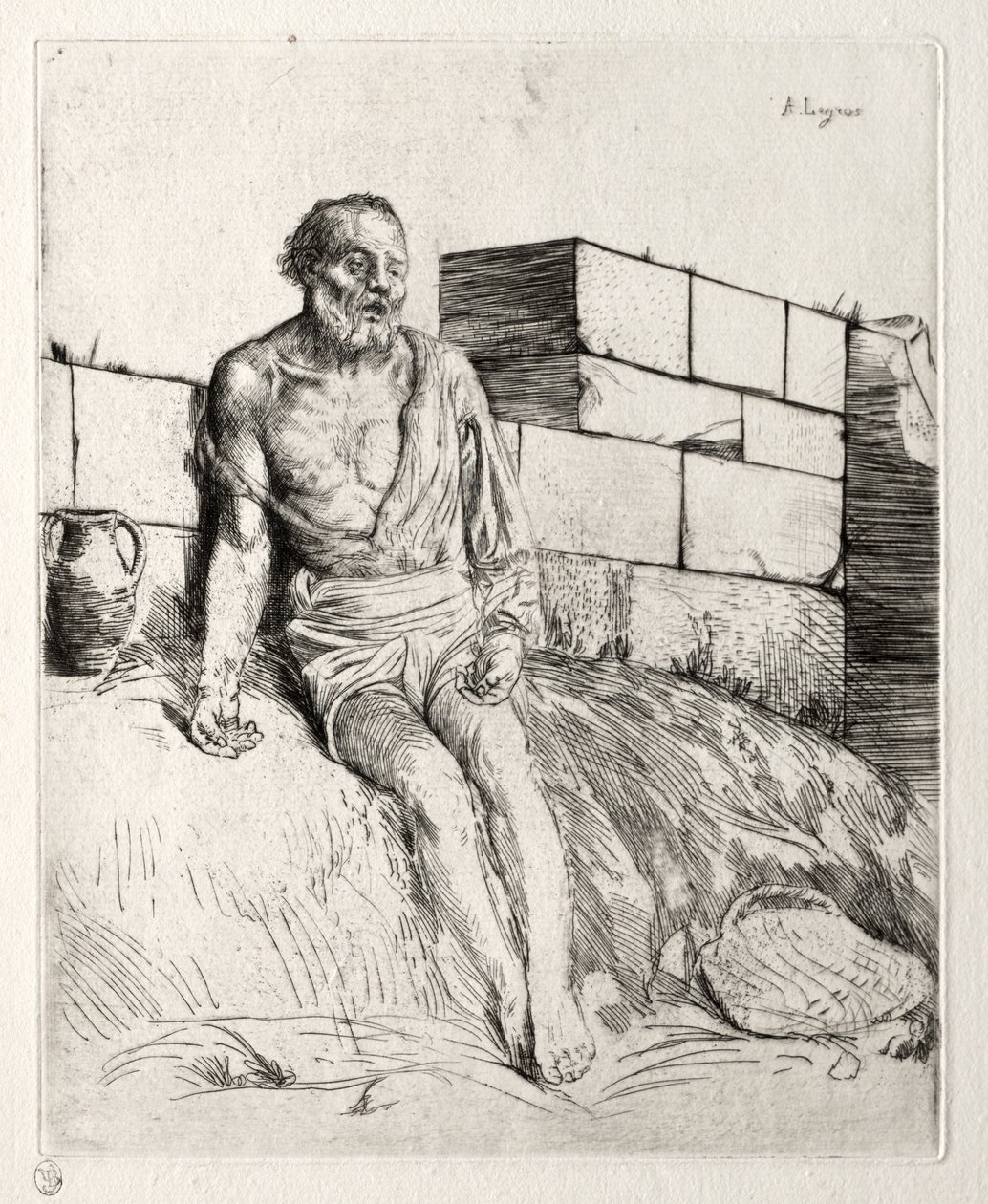 Job (Première Planche) - Alphonse Legros