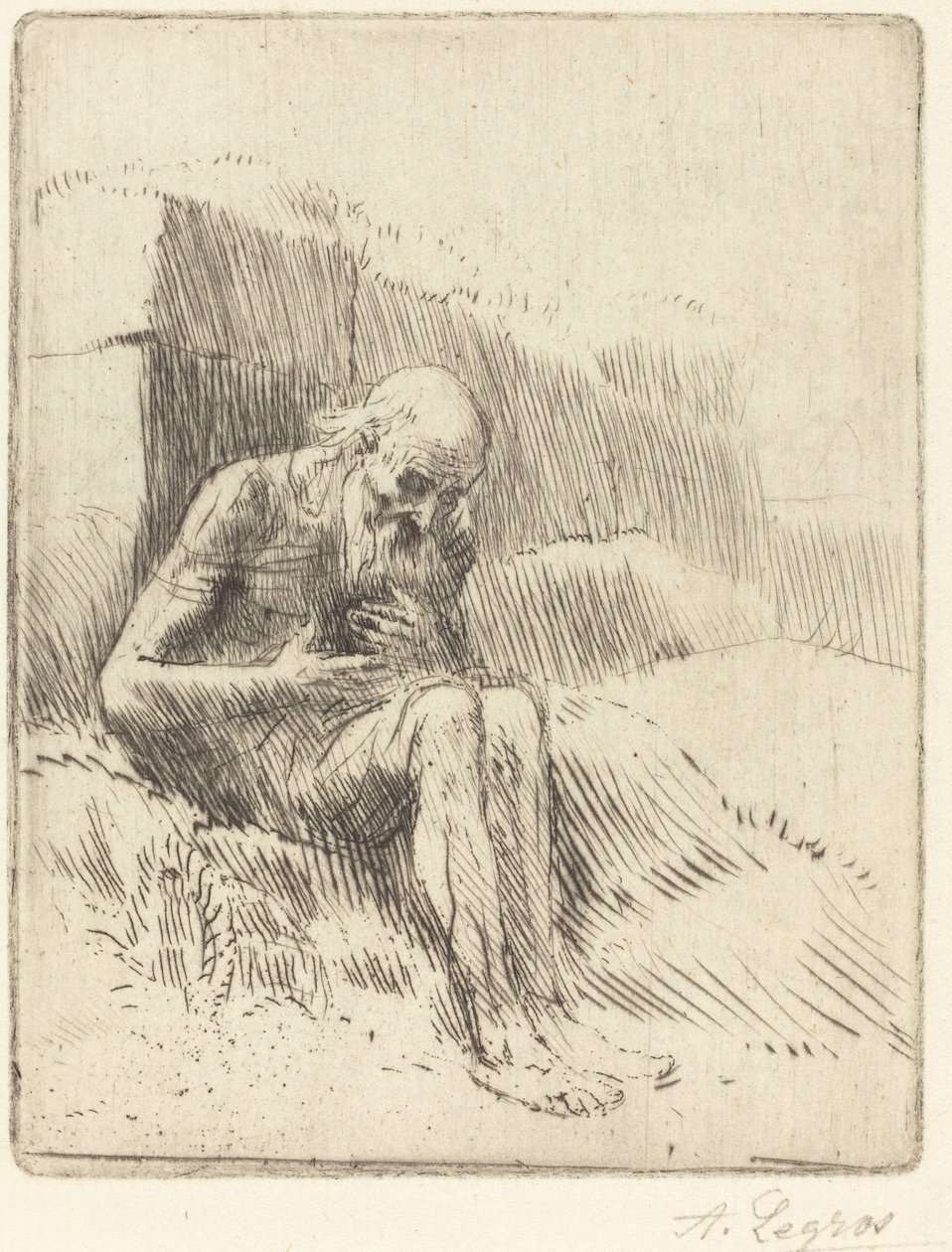 Job, 2ème planche - Alphonse Legros