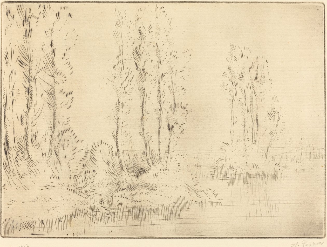 Paysage - Alphonse Legros