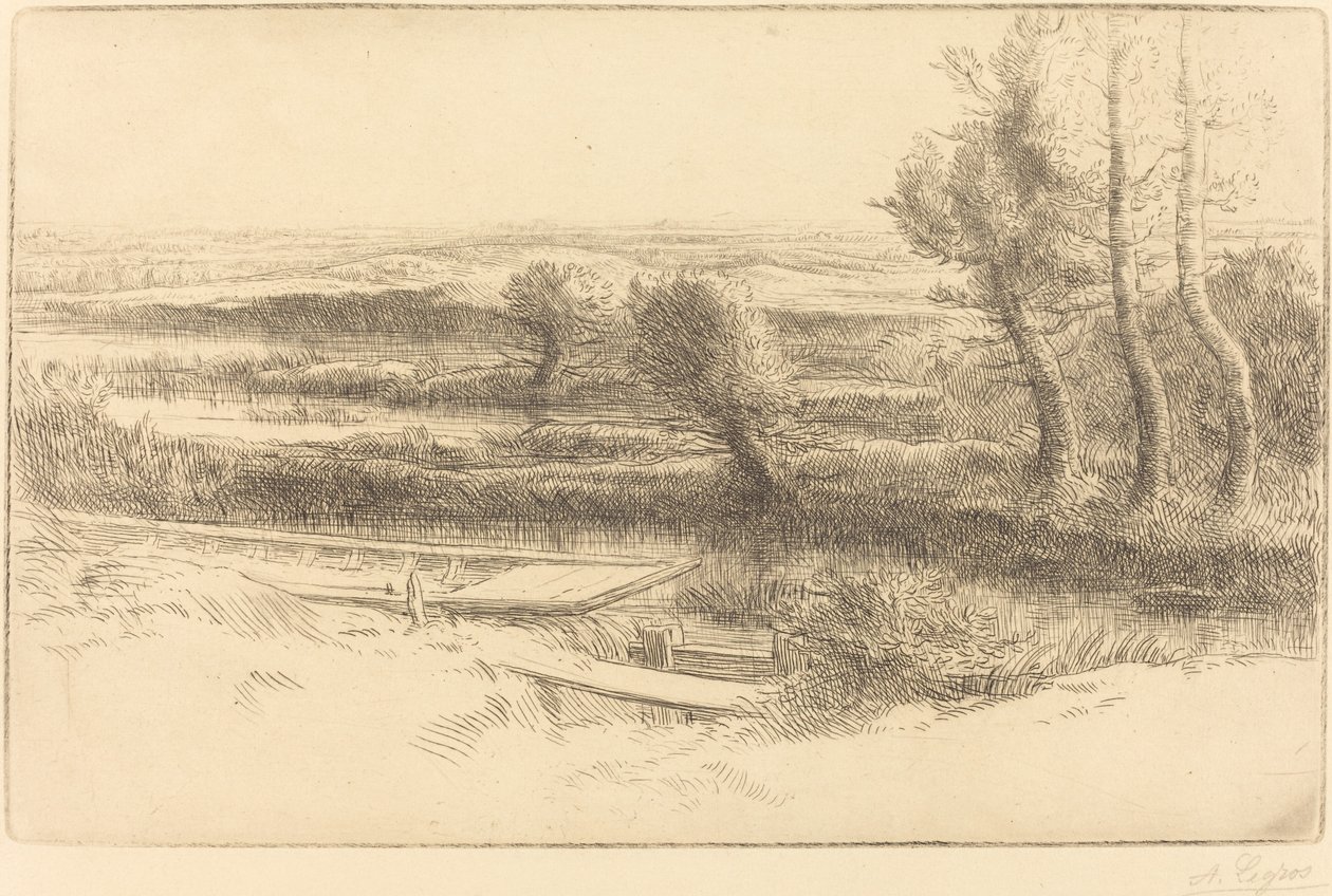 Paysage - Alphonse Legros