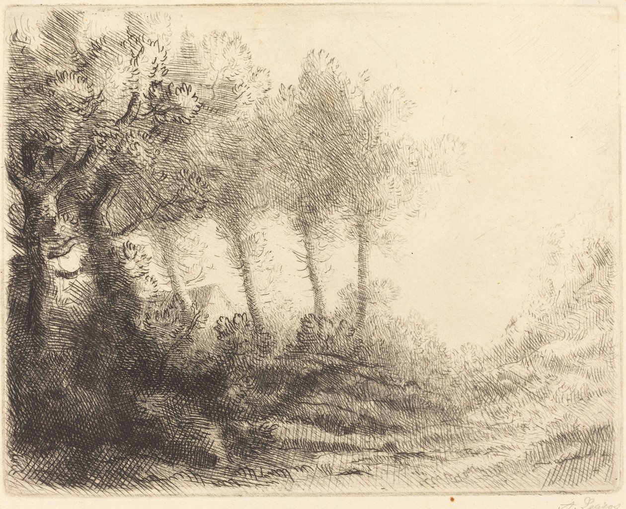 Paysage - Alphonse Legros