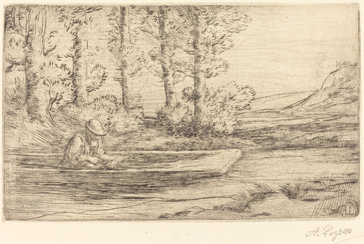 Paysage - Alphonse Legros