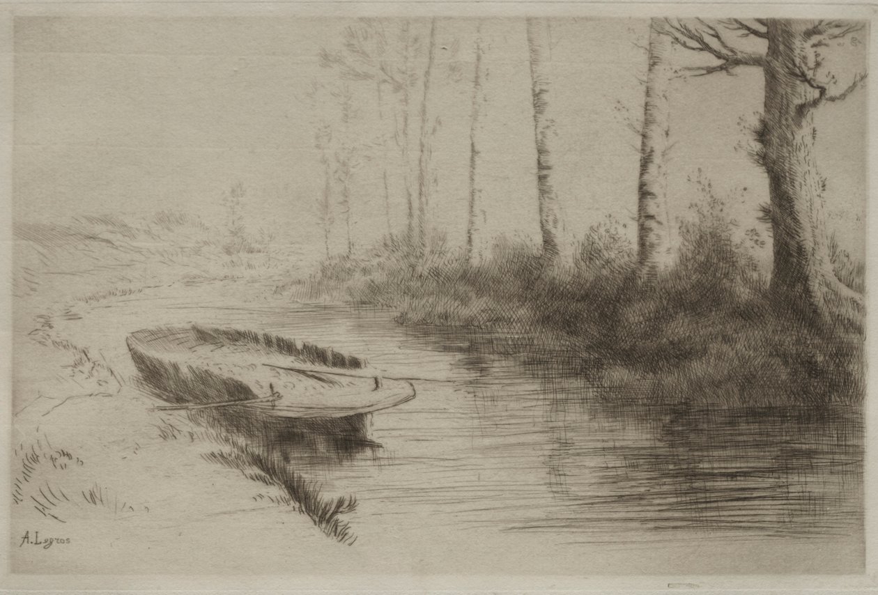 Le Canal : Effet du matin - Alphonse Legros