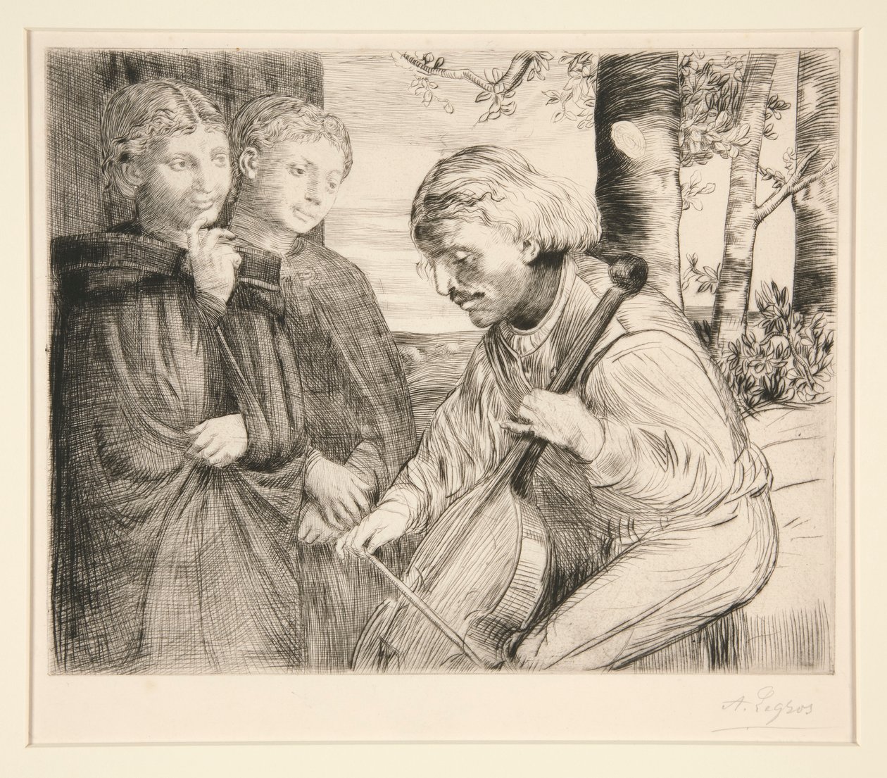 Le Joueur de Voile - Alphonse Legros