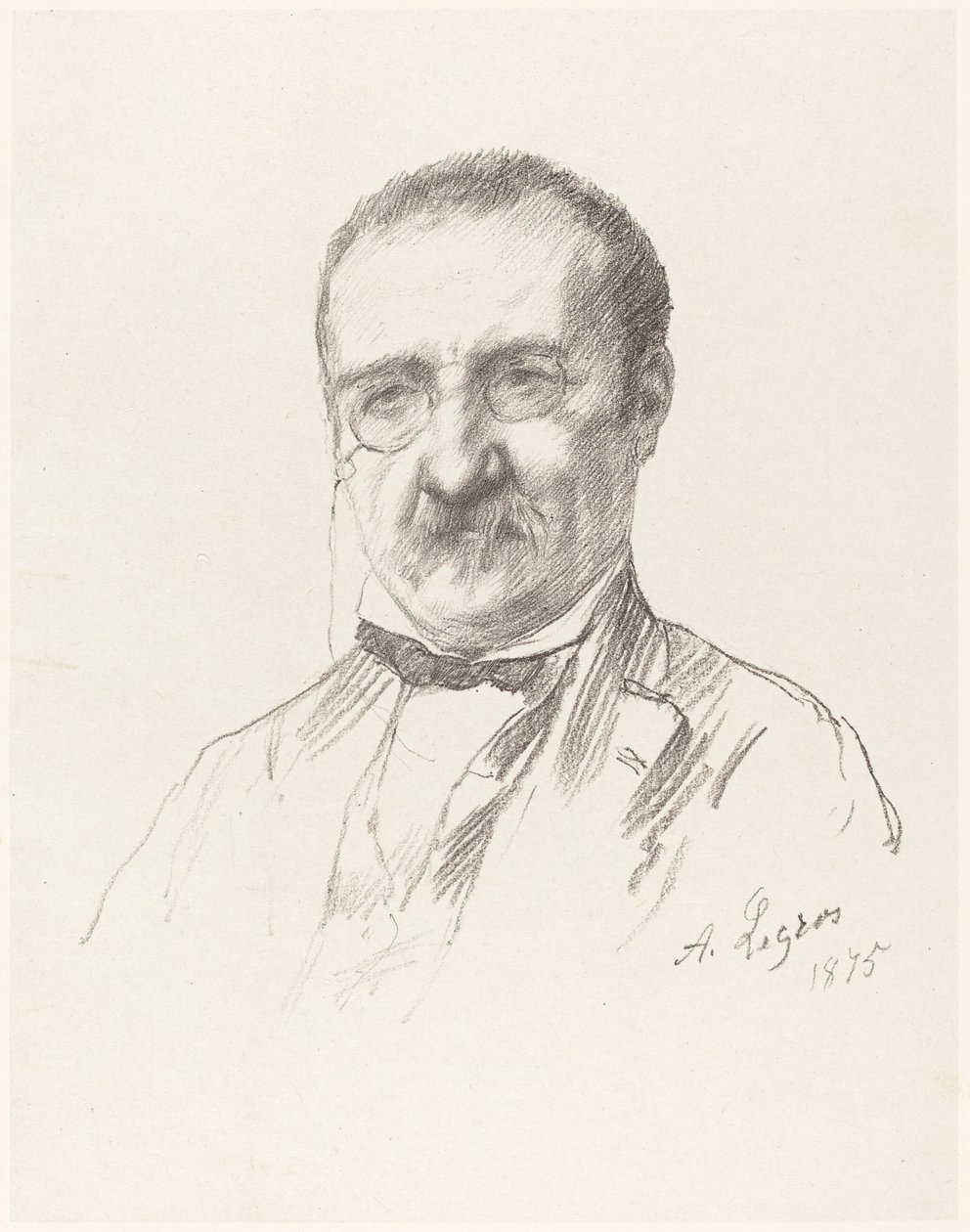 M. Champfleury, 1875 - Alphonse Legros